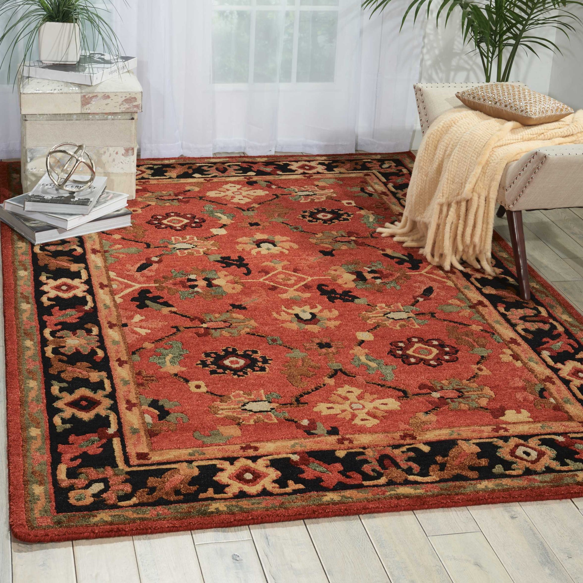 Nourison Home Tahoe  Rust  Traditional