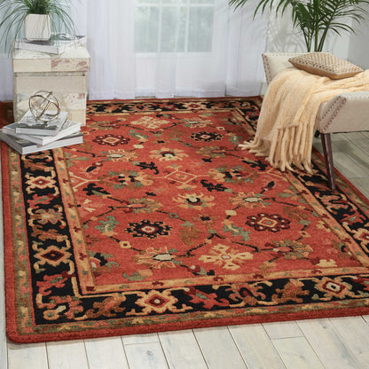 Nourison Home Tahoe  Rust  Traditional
