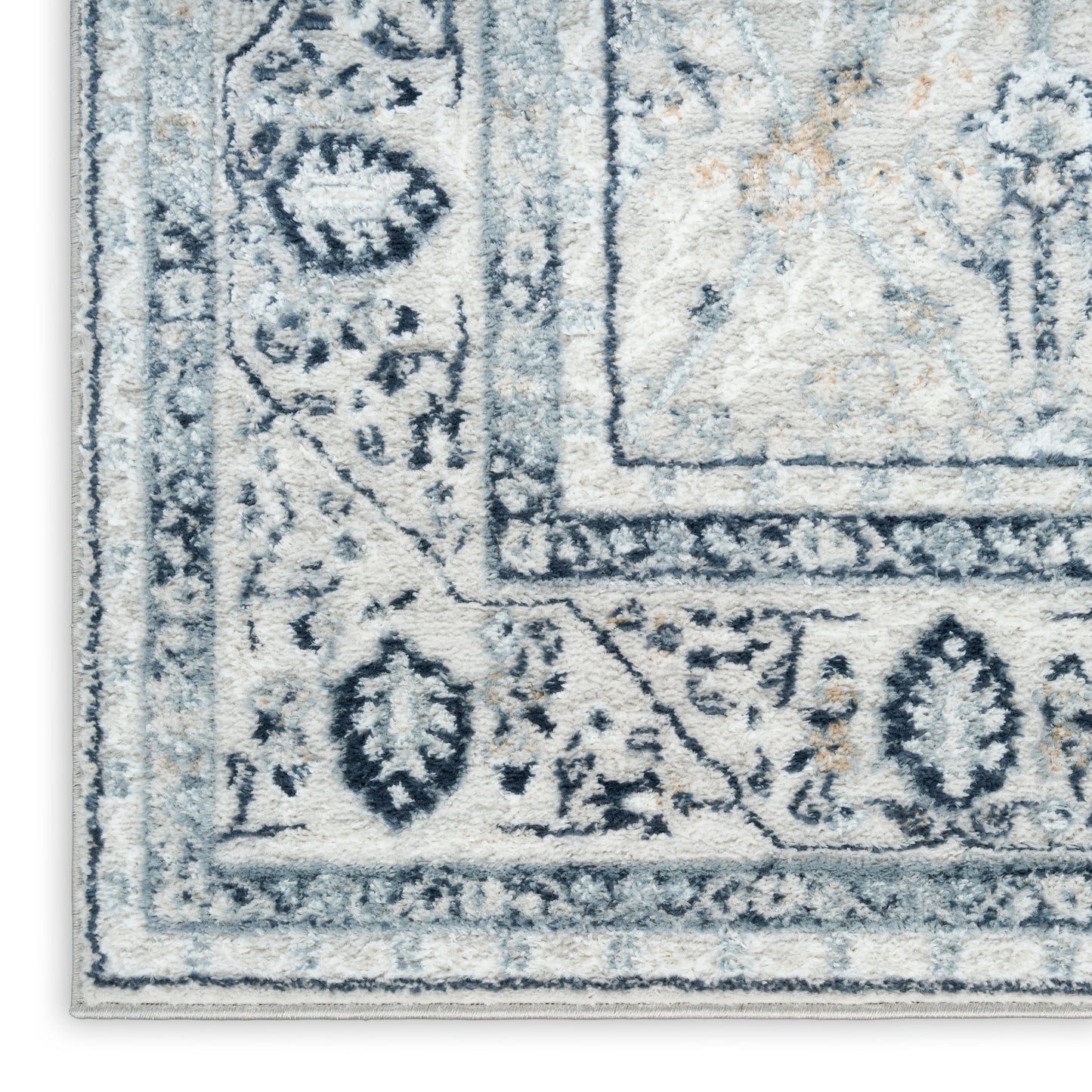 Nourison Home Dekor  Grey Navy  Traditional