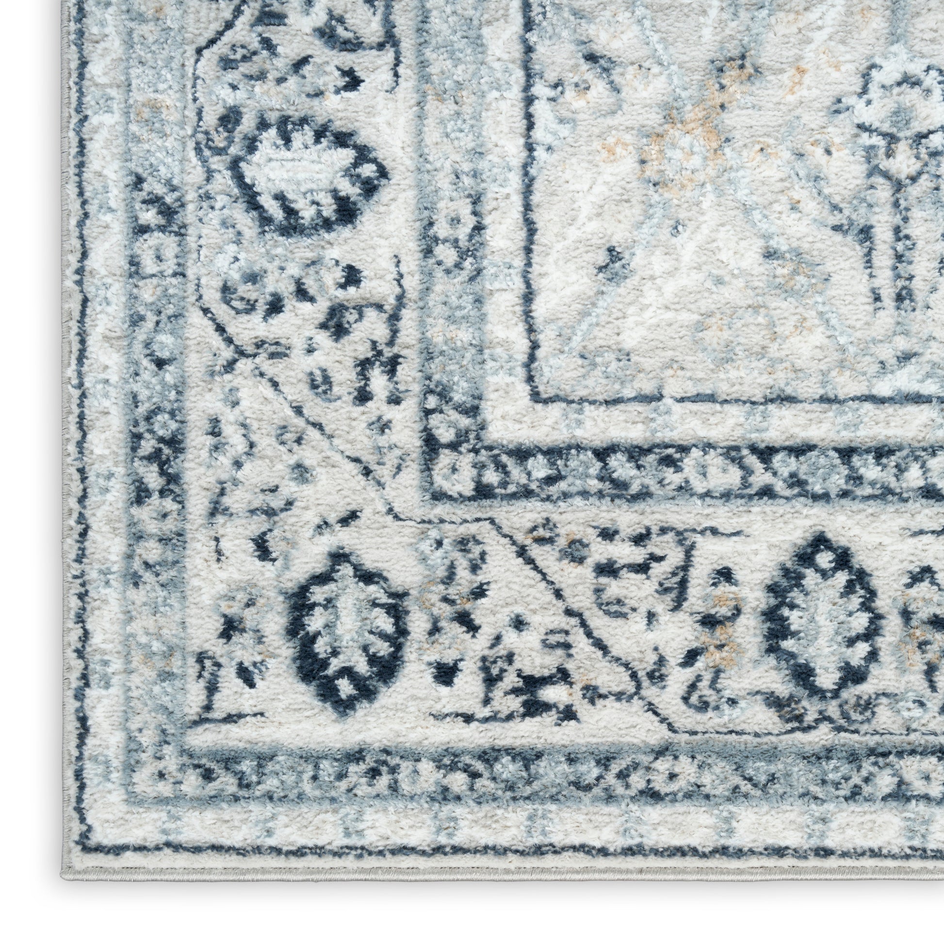 Nourison Home Dekor  Grey Navy  Traditional