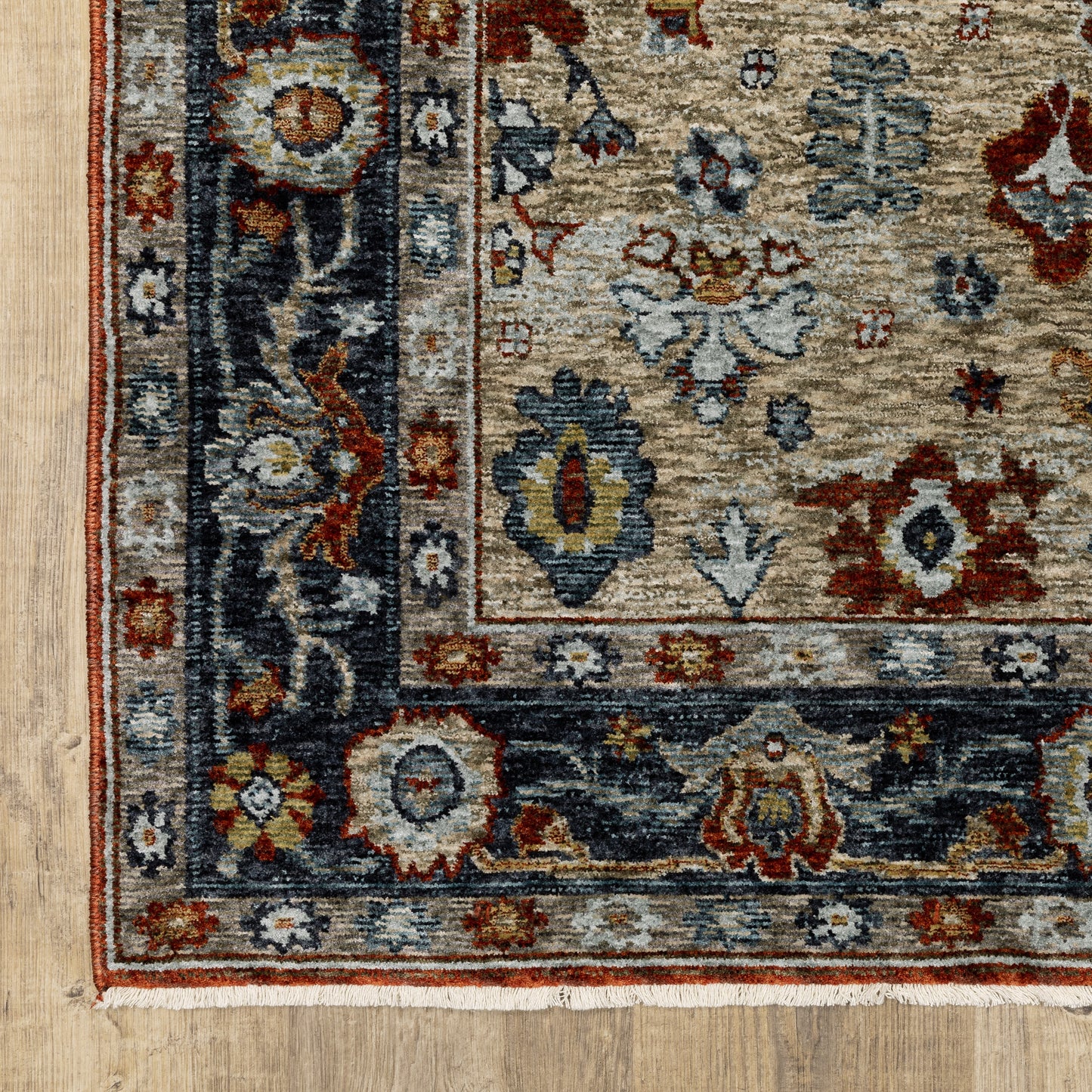 Oriental Weavers Aberdeen  Red Blue Traditional