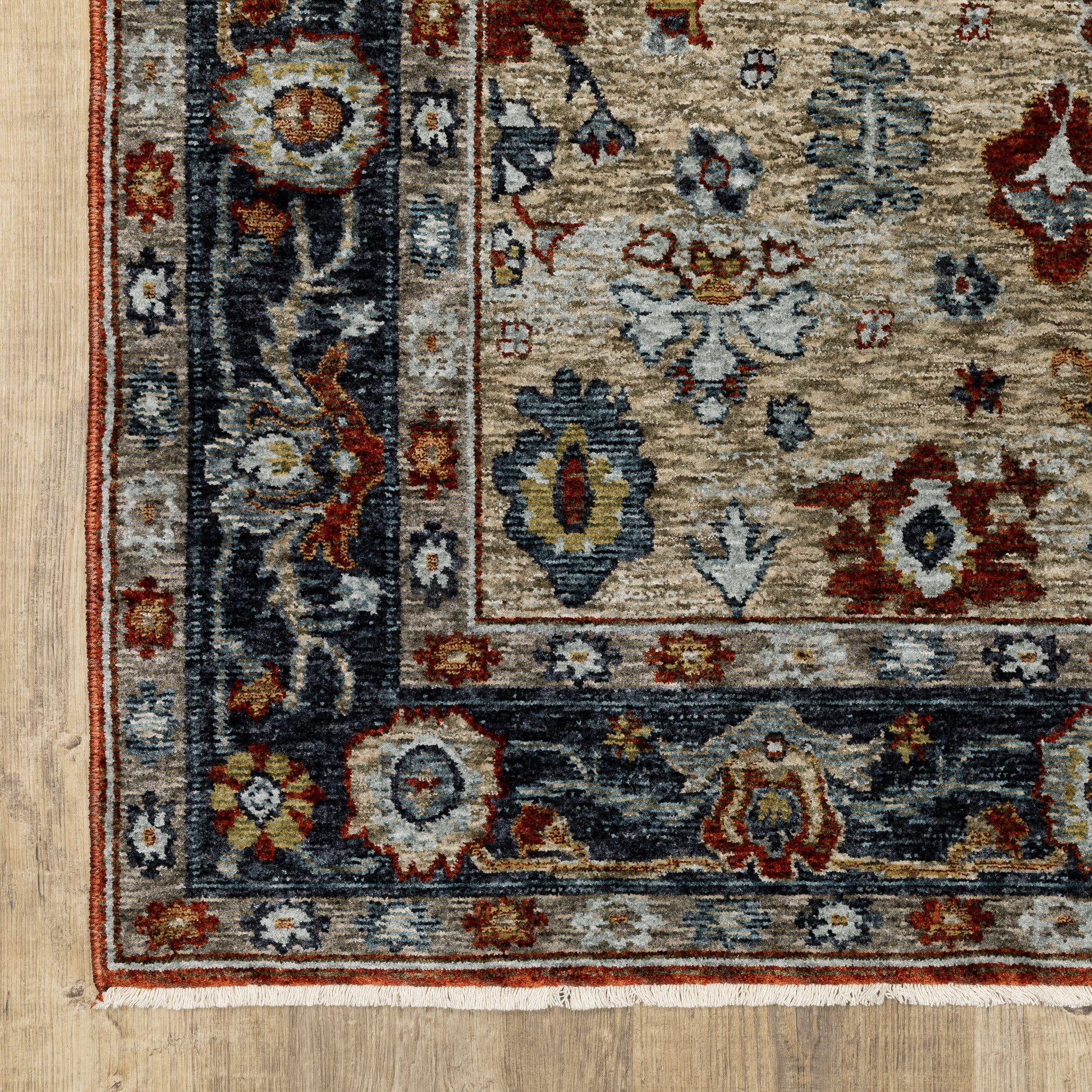 Oriental Weavers Aberdeen  Red Blue Traditional