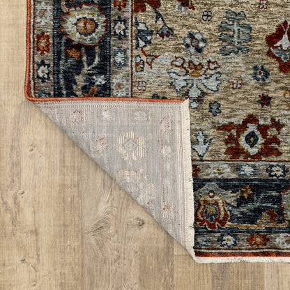 Oriental Weavers Aberdeen  Red Blue Traditional