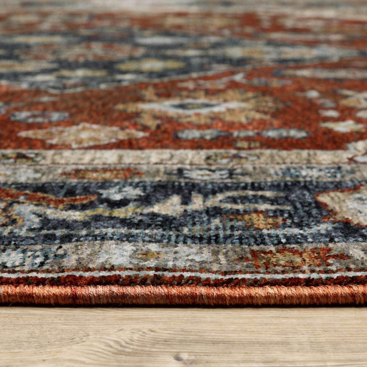 Oriental Weavers Aberdeen  Red Blue Traditional
