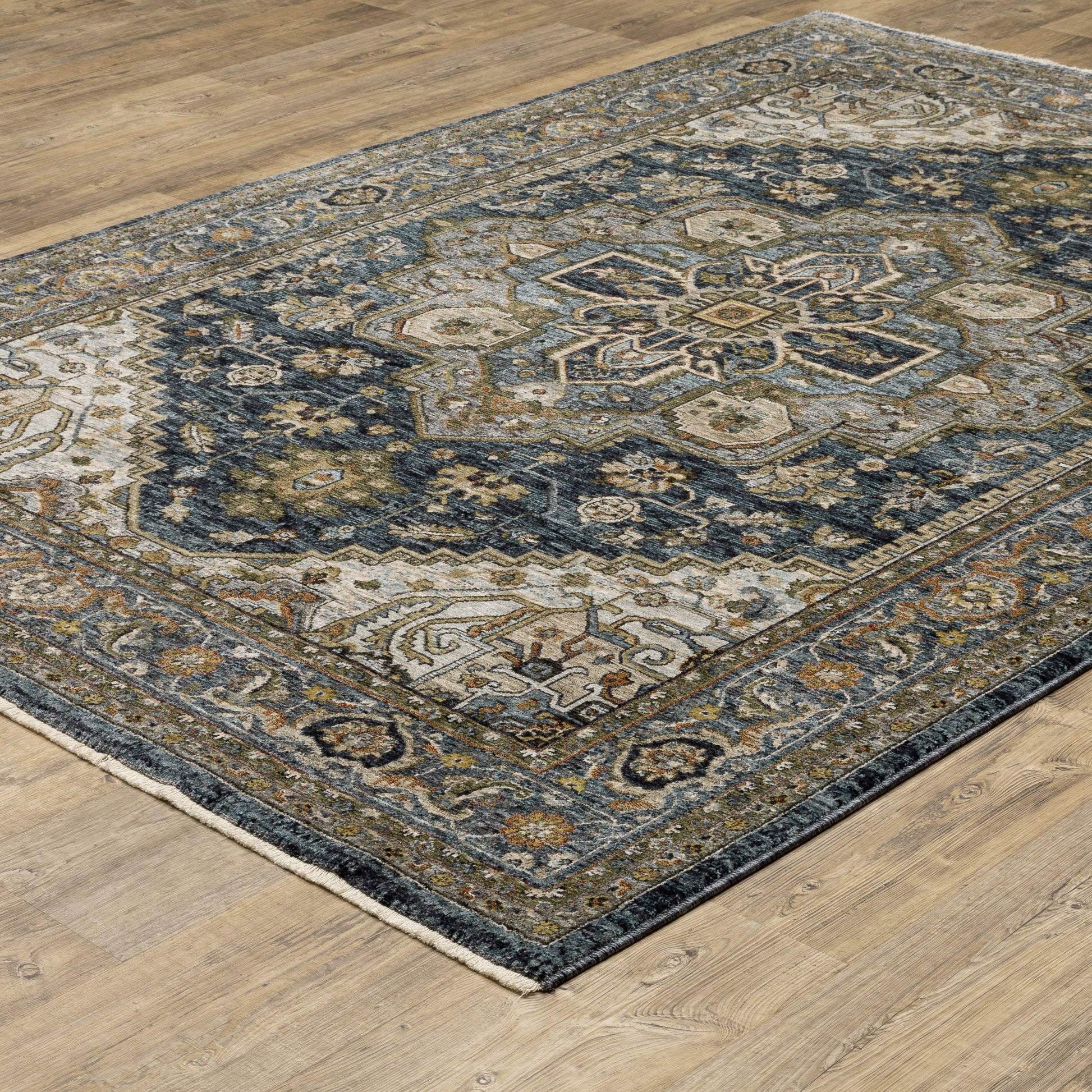 Oriental Weavers Aberdeen  Blue Taupe Traditional