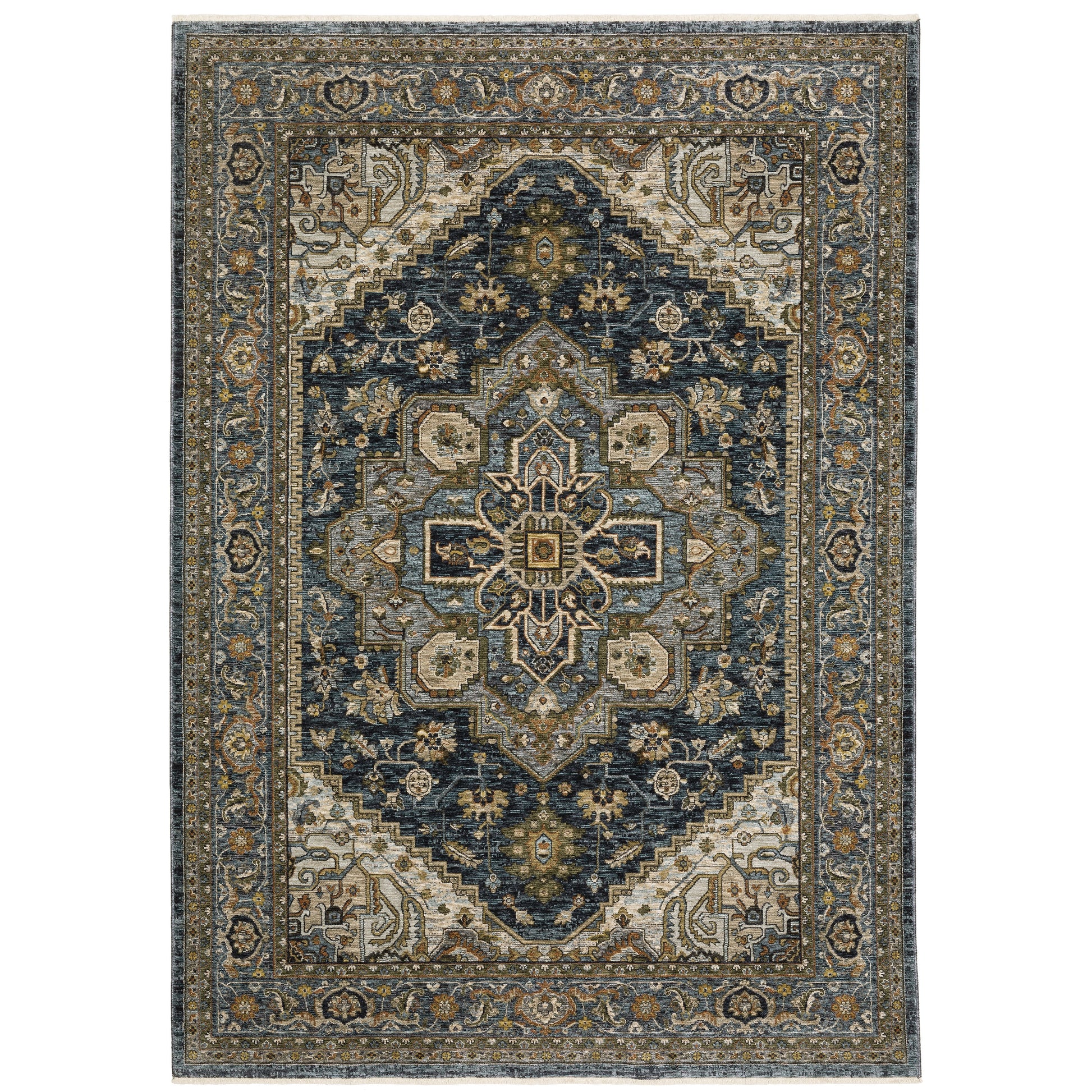 Oriental Weavers Aberdeen  Blue Taupe Traditional