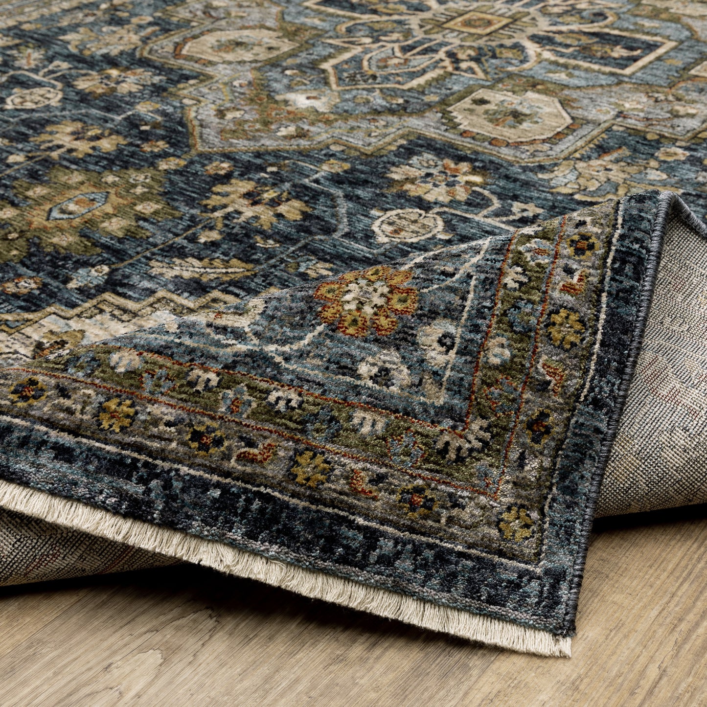 Oriental Weavers Aberdeen  Blue Taupe Traditional