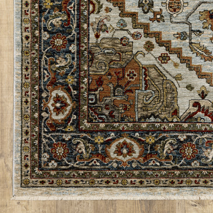 Oriental Weavers Aberdeen  Beige Blue Traditional