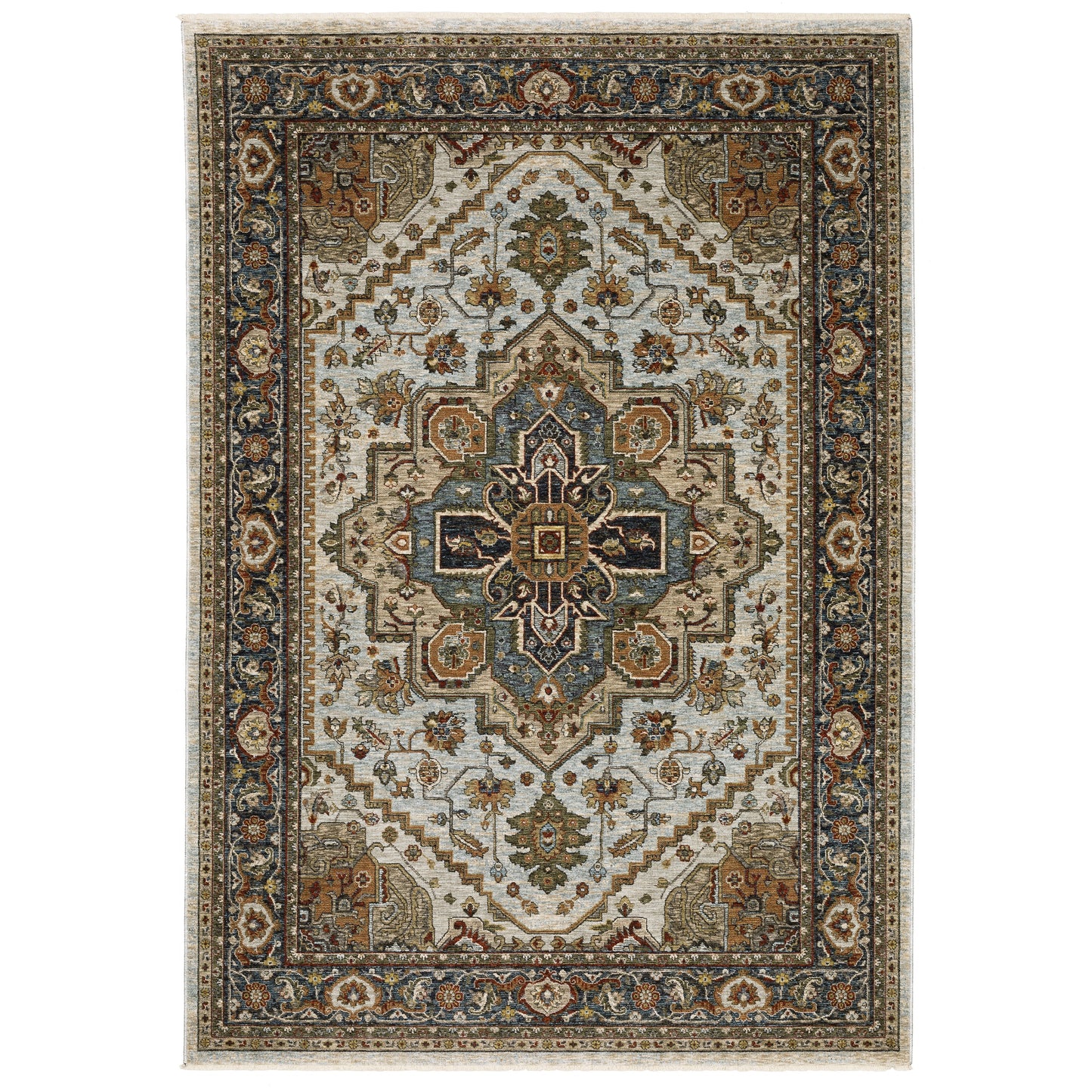 Oriental Weavers Aberdeen  Beige Blue Traditional