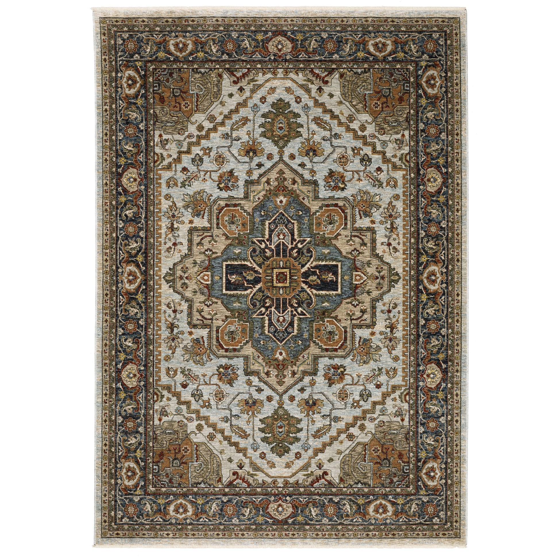 Oriental Weavers Aberdeen  Beige Blue Traditional
