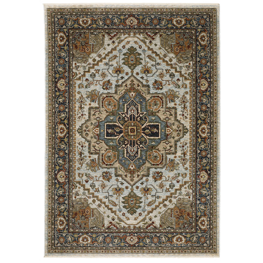 Oriental Weavers Aberdeen  Beige Blue Traditional