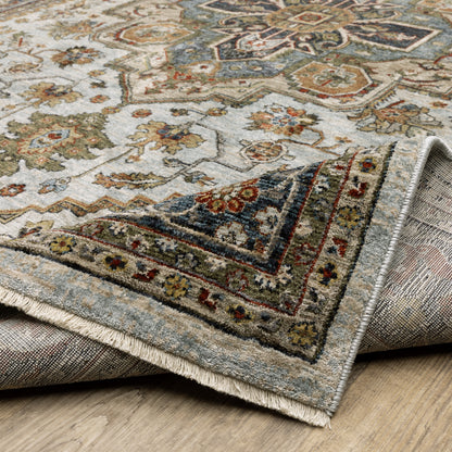 Oriental Weavers Aberdeen  Beige Blue Traditional