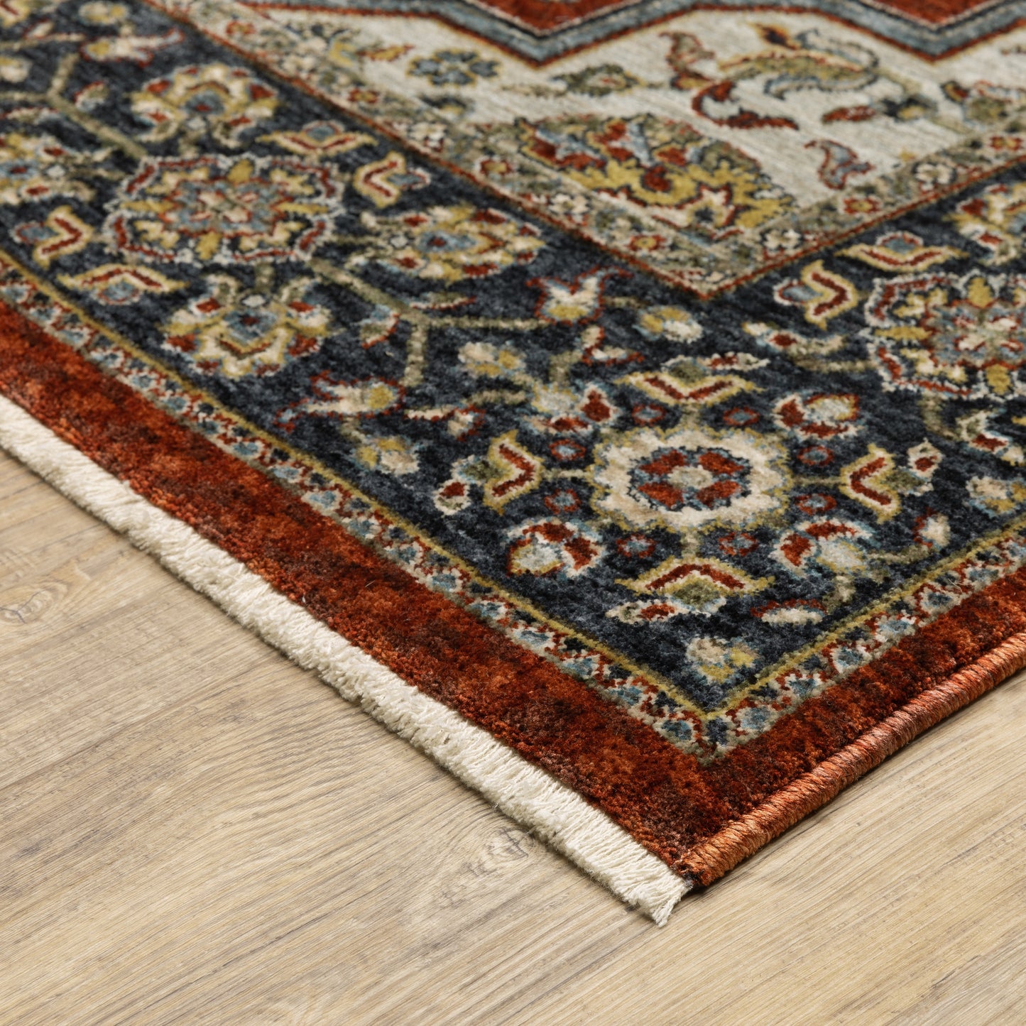 Oriental Weavers Aberdeen  Red Blue Traditional