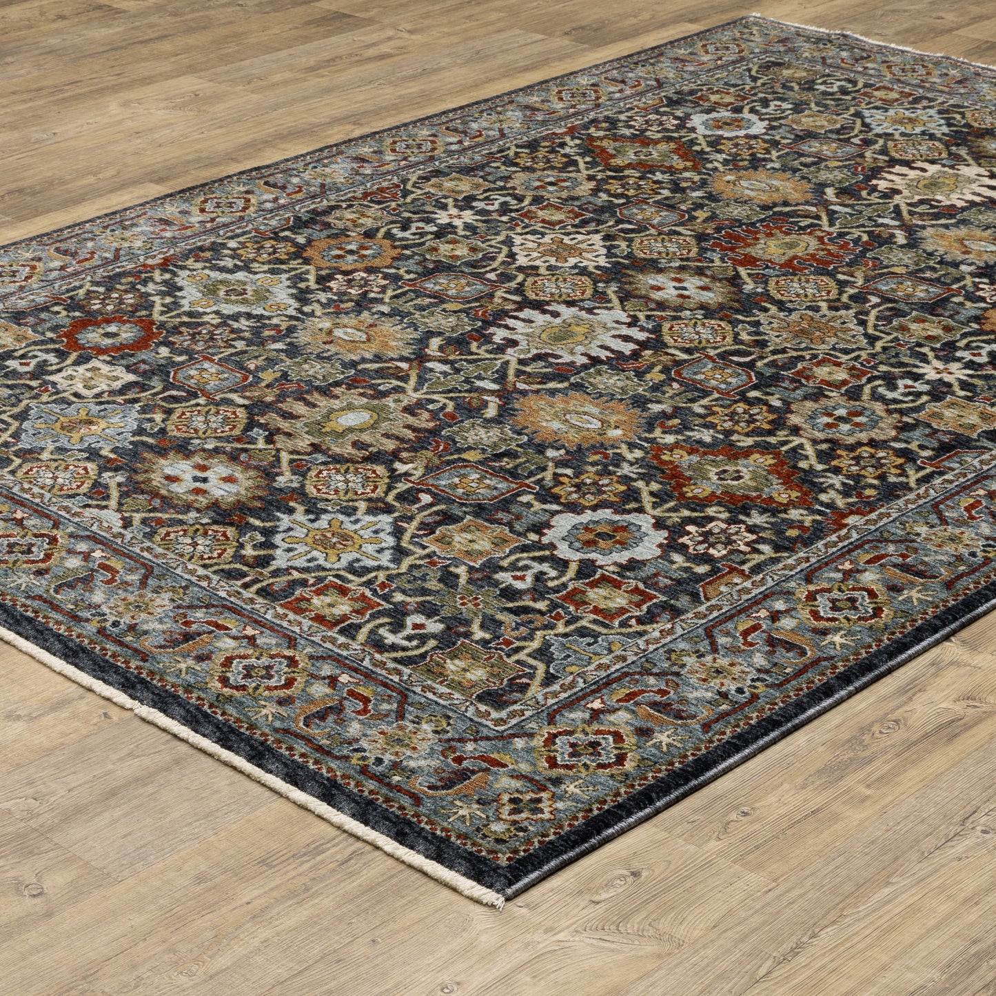 Oriental Weavers Aberdeen  Blue Multi Traditional