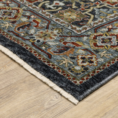 Oriental Weavers Aberdeen  Blue Multi Traditional