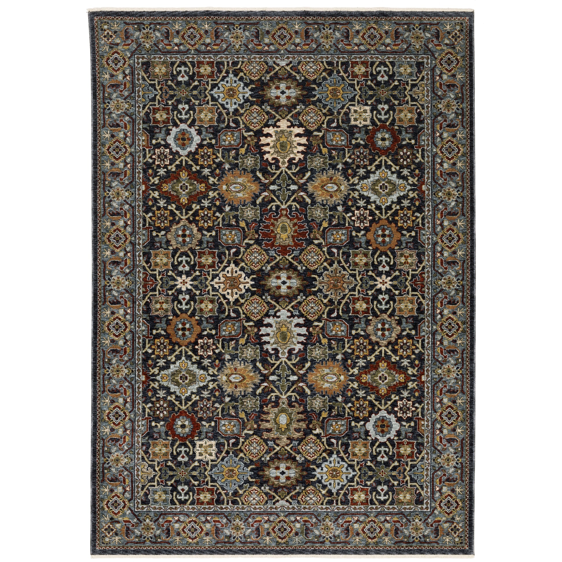 Oriental Weavers Aberdeen  Blue Multi Traditional