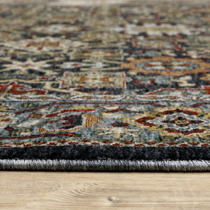 Oriental Weavers Aberdeen  Blue Multi Traditional