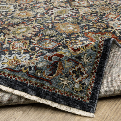 Oriental Weavers Aberdeen  Blue Multi Traditional