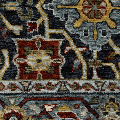 Oriental Weavers Aberdeen  Blue Multi Traditional