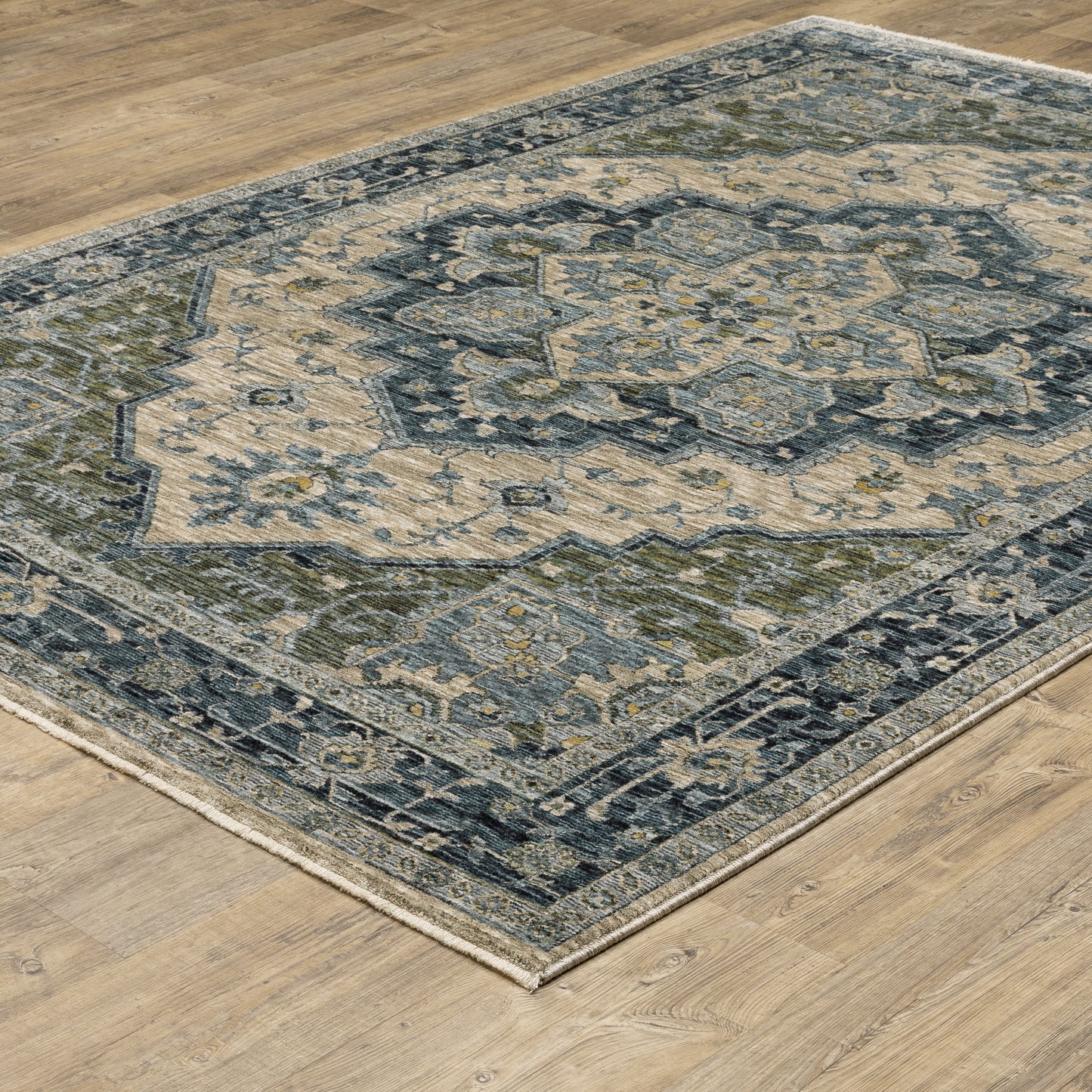 Oriental Weavers Aberdeen  Blue Beige Traditional