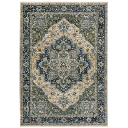 Oriental Weavers Aberdeen  Blue Beige Traditional