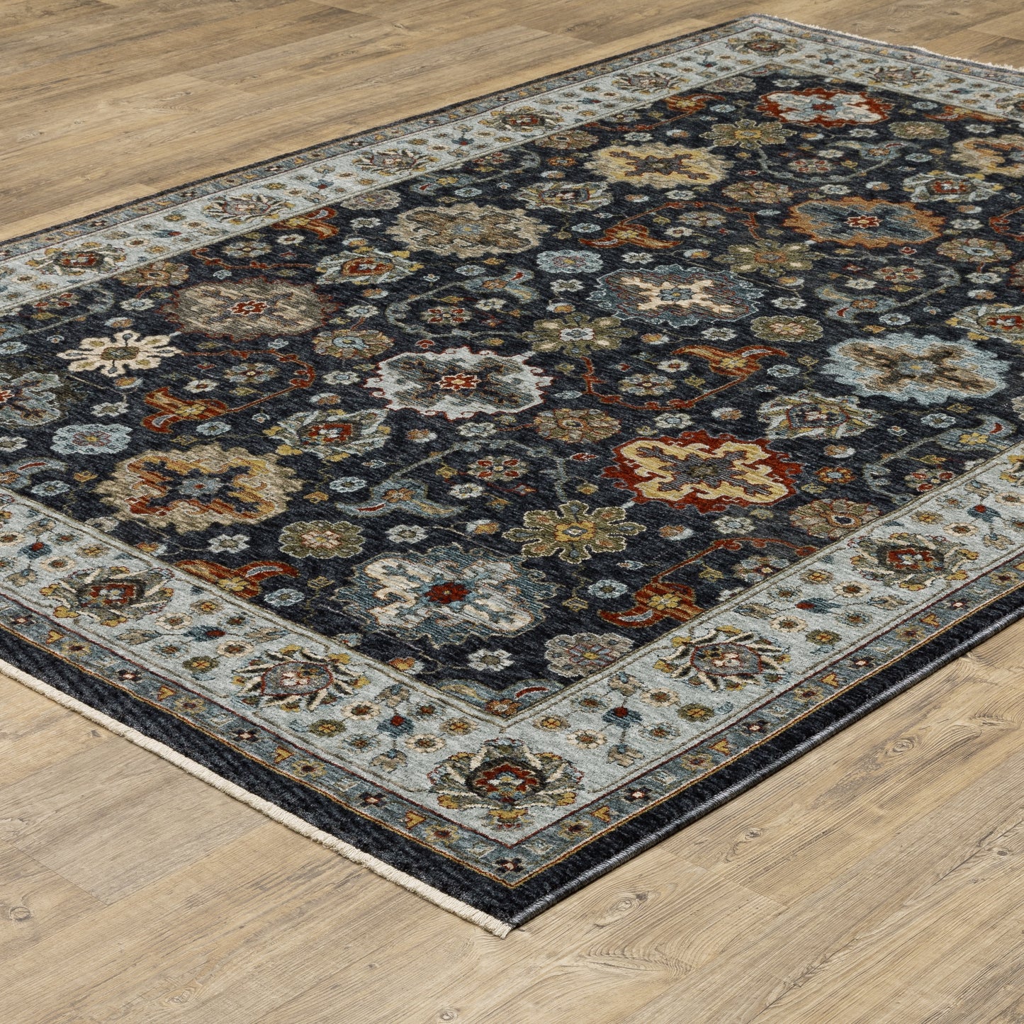 Oriental Weavers Aberdeen  Blue Multi Traditional