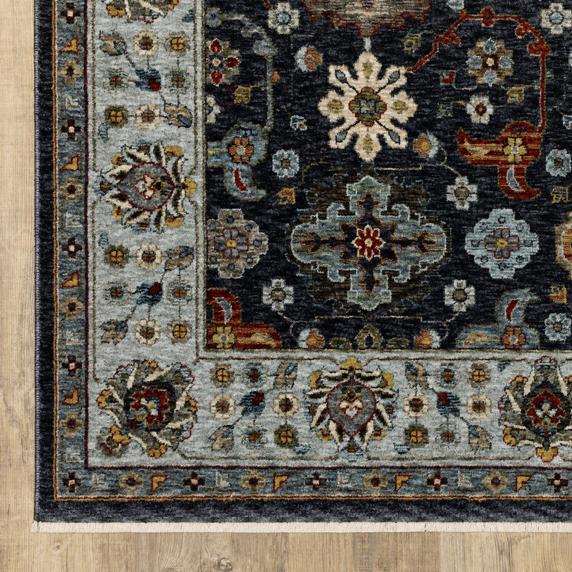 Oriental Weavers Aberdeen  Blue Multi Traditional