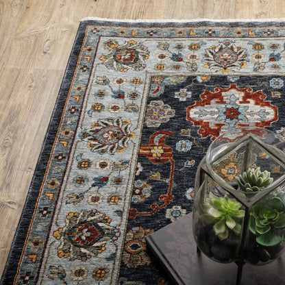 Oriental Weavers Aberdeen  Blue Multi Traditional