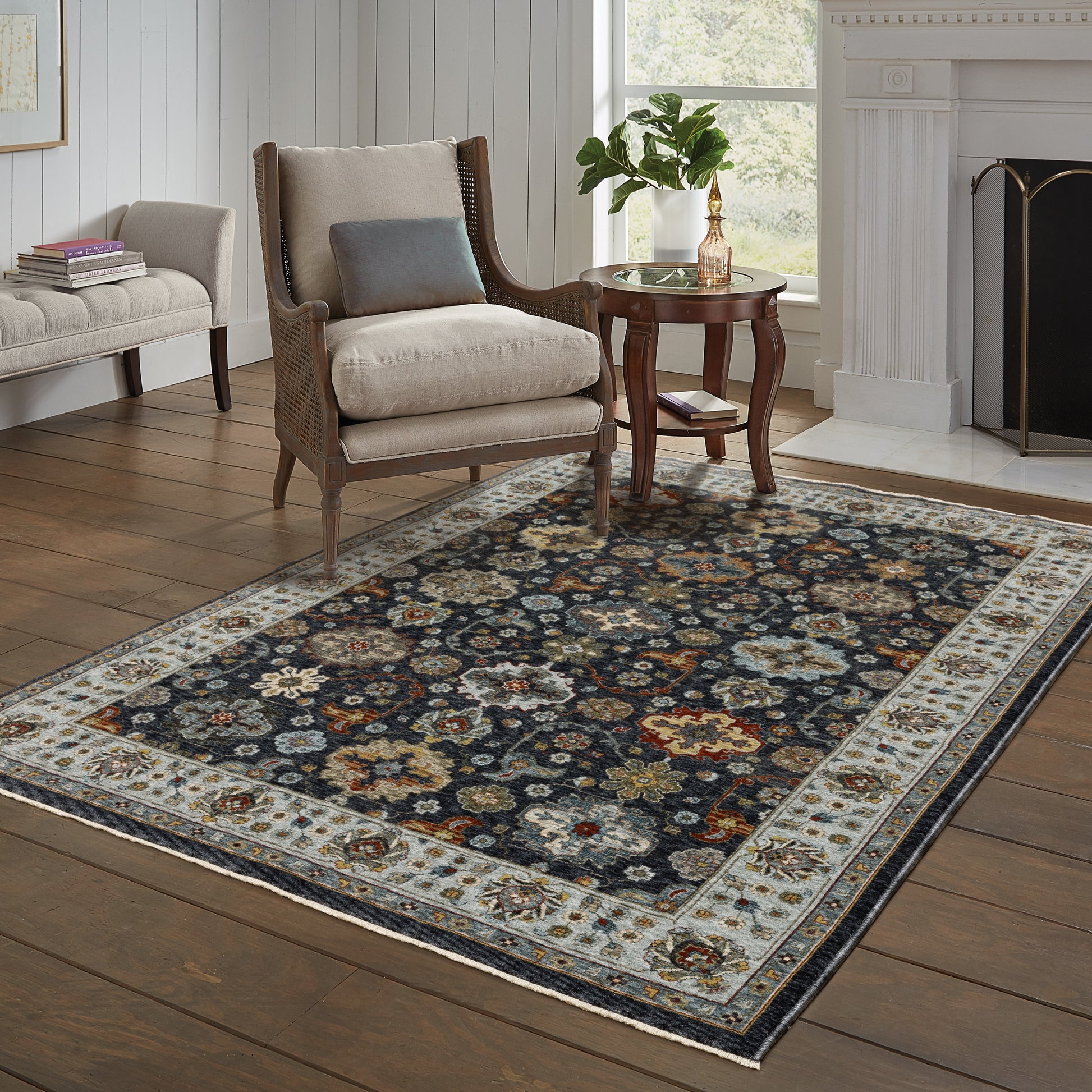 Oriental Weavers Aberdeen  Blue Multi Traditional
