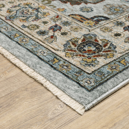 Oriental Weavers Aberdeen  Blue Beige Traditional