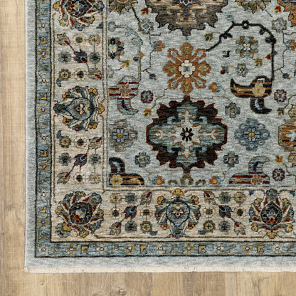 Oriental Weavers Aberdeen  Blue Beige Traditional