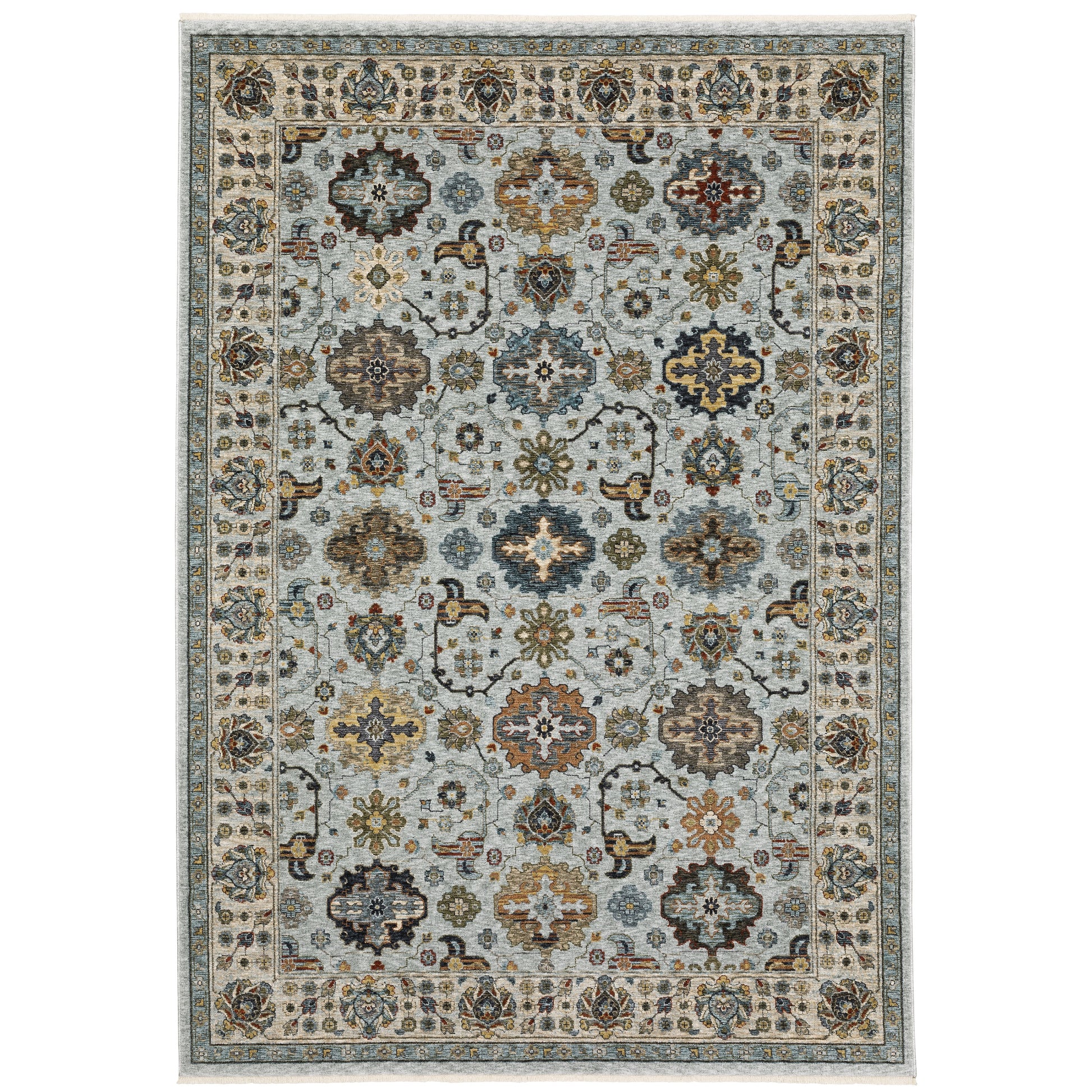 Oriental Weavers Aberdeen  Blue Beige Traditional