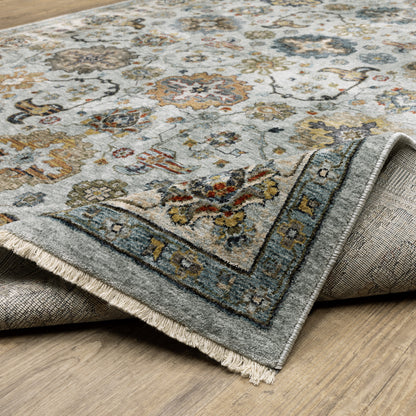 Oriental Weavers Aberdeen  Blue Beige Traditional