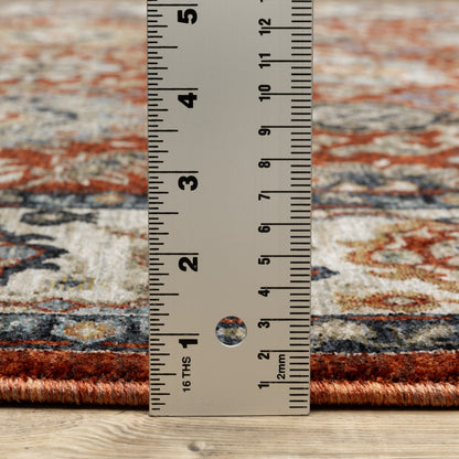 Oriental Weavers Aberdeen  Red Ivory Traditional