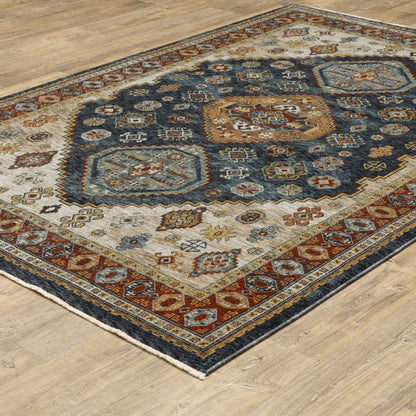 Oriental Weavers Aberdeen  Blue Multi Traditional