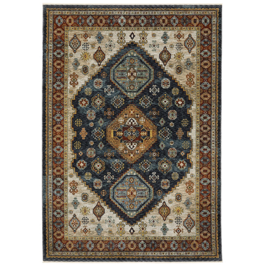 Oriental Weavers Aberdeen  Blue Multi Traditional