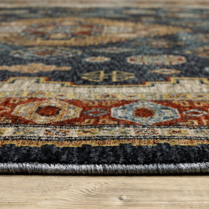 Oriental Weavers Aberdeen  Blue Multi Traditional