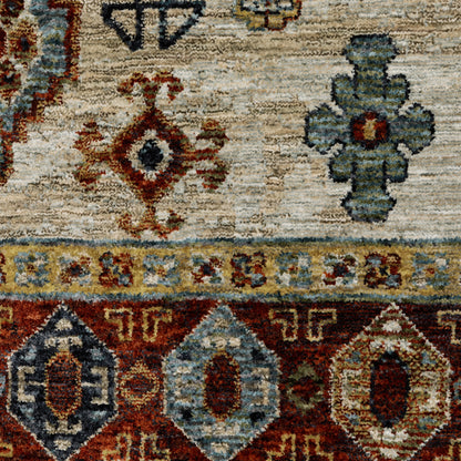 Oriental Weavers Aberdeen  Blue Multi Traditional