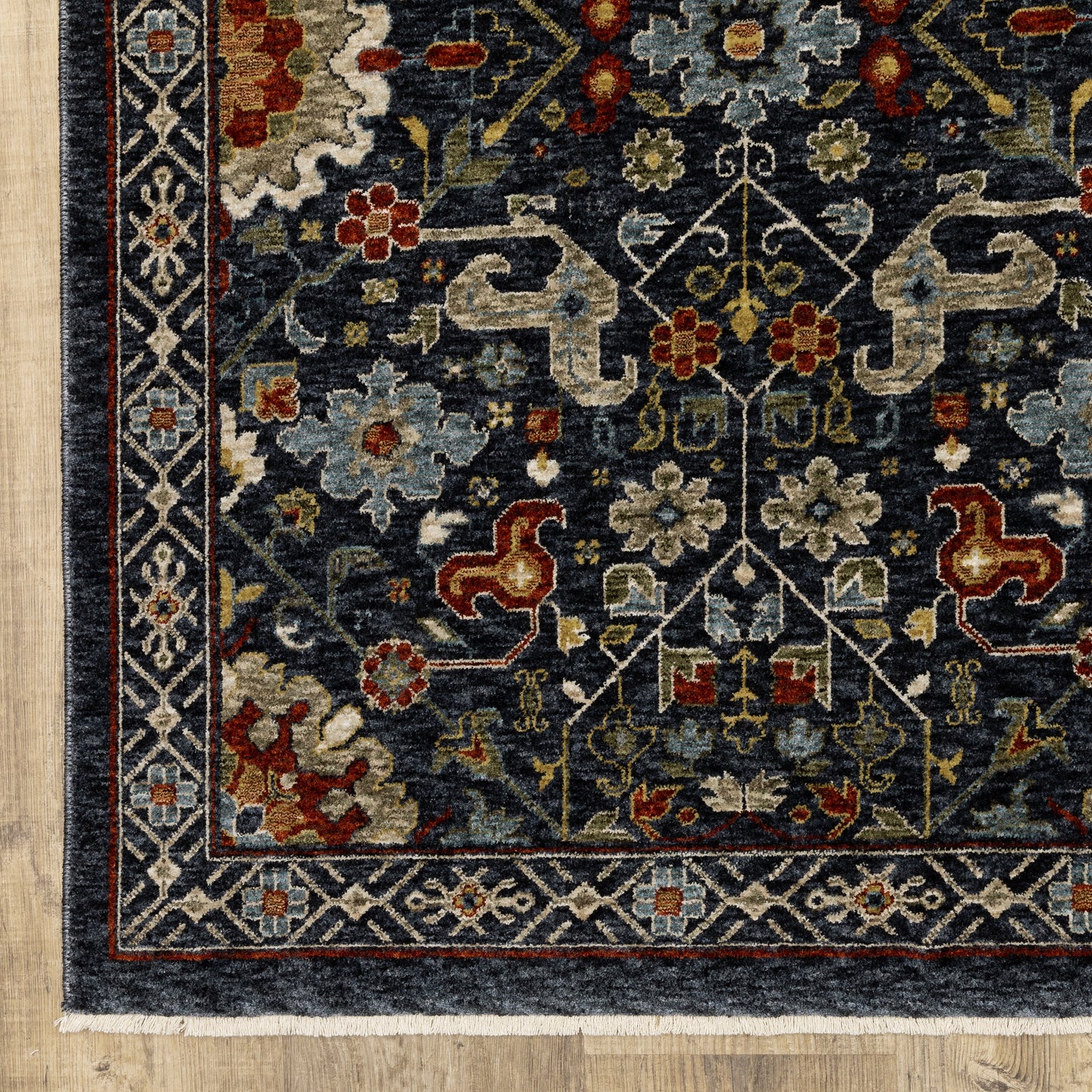 Oriental Weavers Aberdeen  Blue Multi Traditional