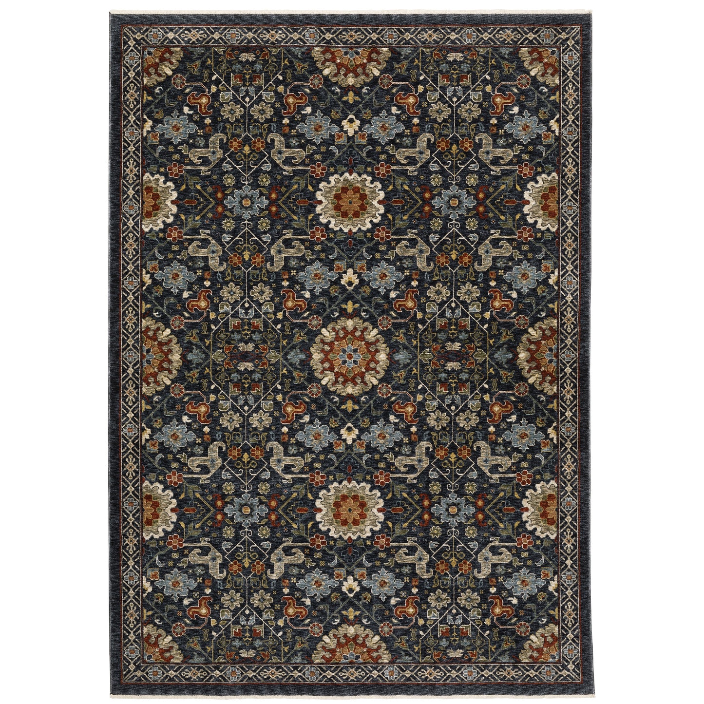Oriental Weavers Aberdeen  Blue Multi Traditional