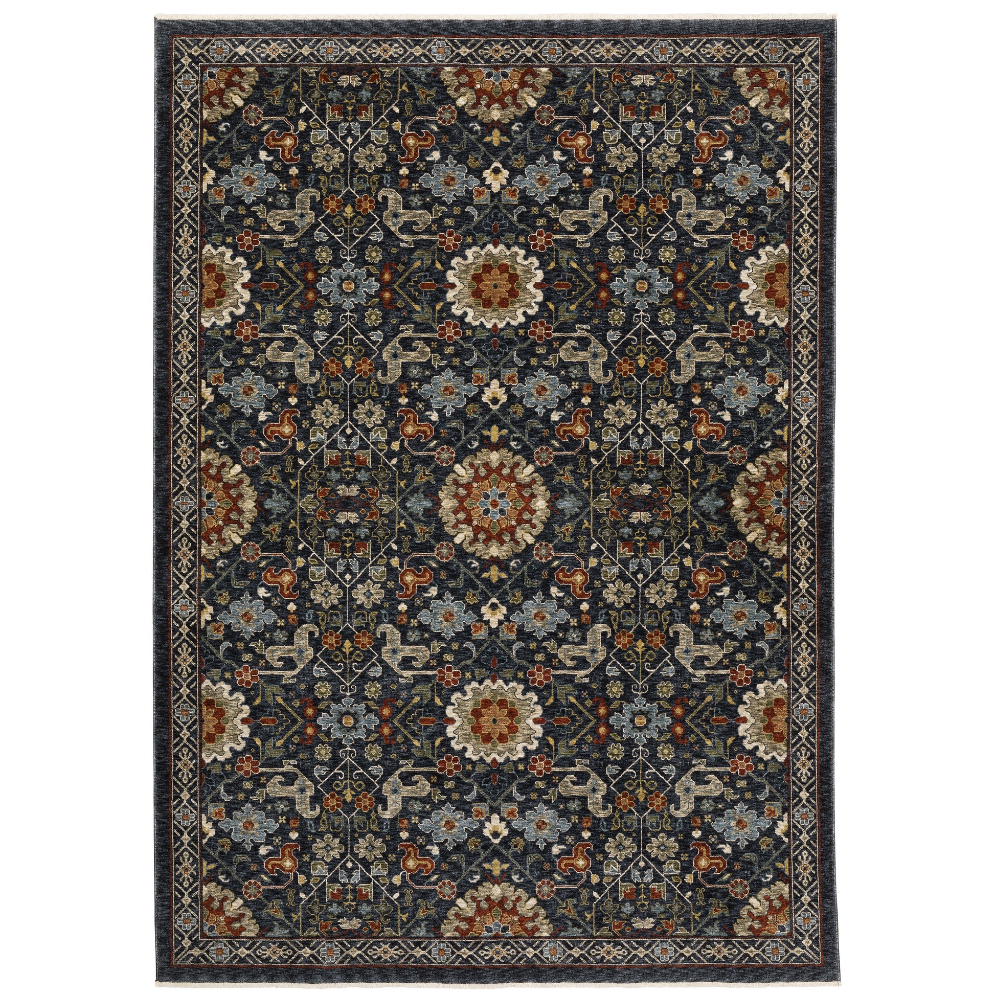 Oriental Weavers Aberdeen  Blue Multi Traditional