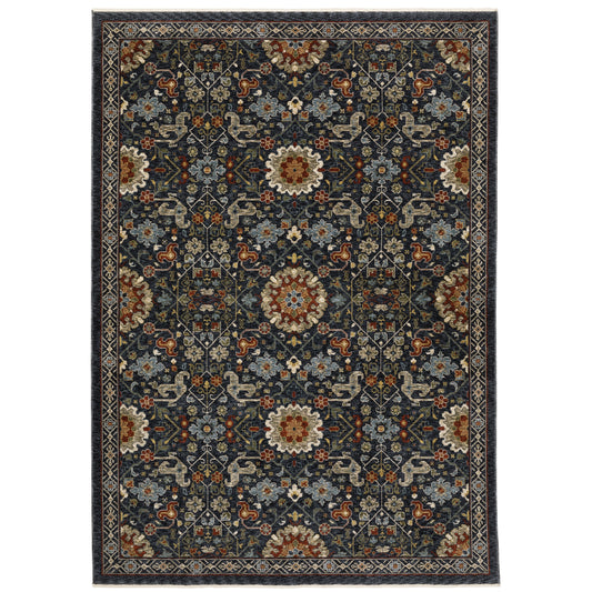 Oriental Weavers Aberdeen  Blue Multi Traditional
