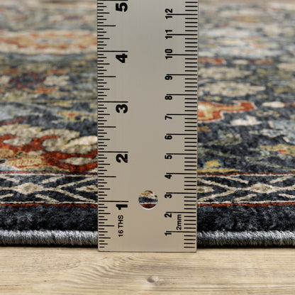 Oriental Weavers Aberdeen  Blue Multi Traditional