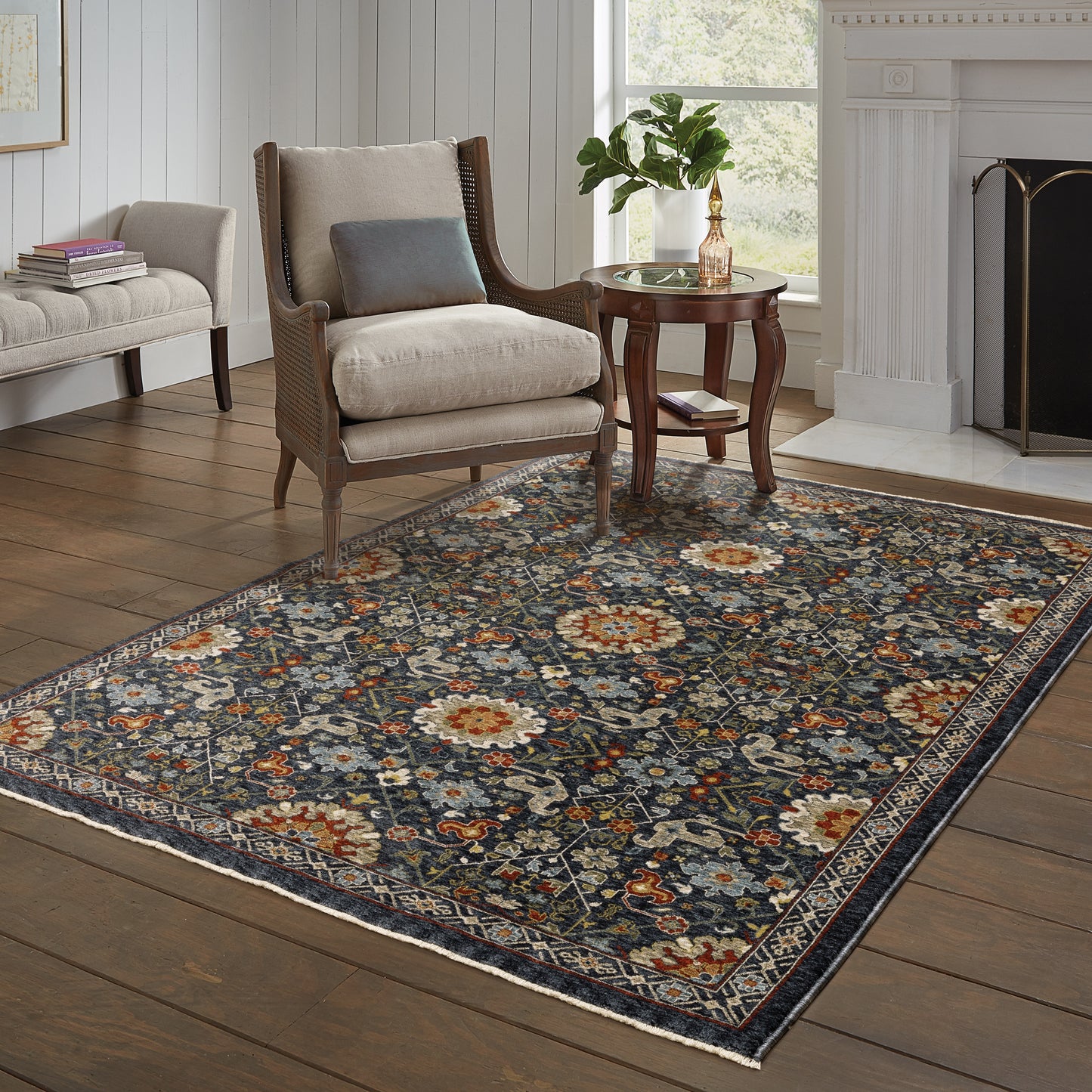 Oriental Weavers Aberdeen  Blue Multi Traditional