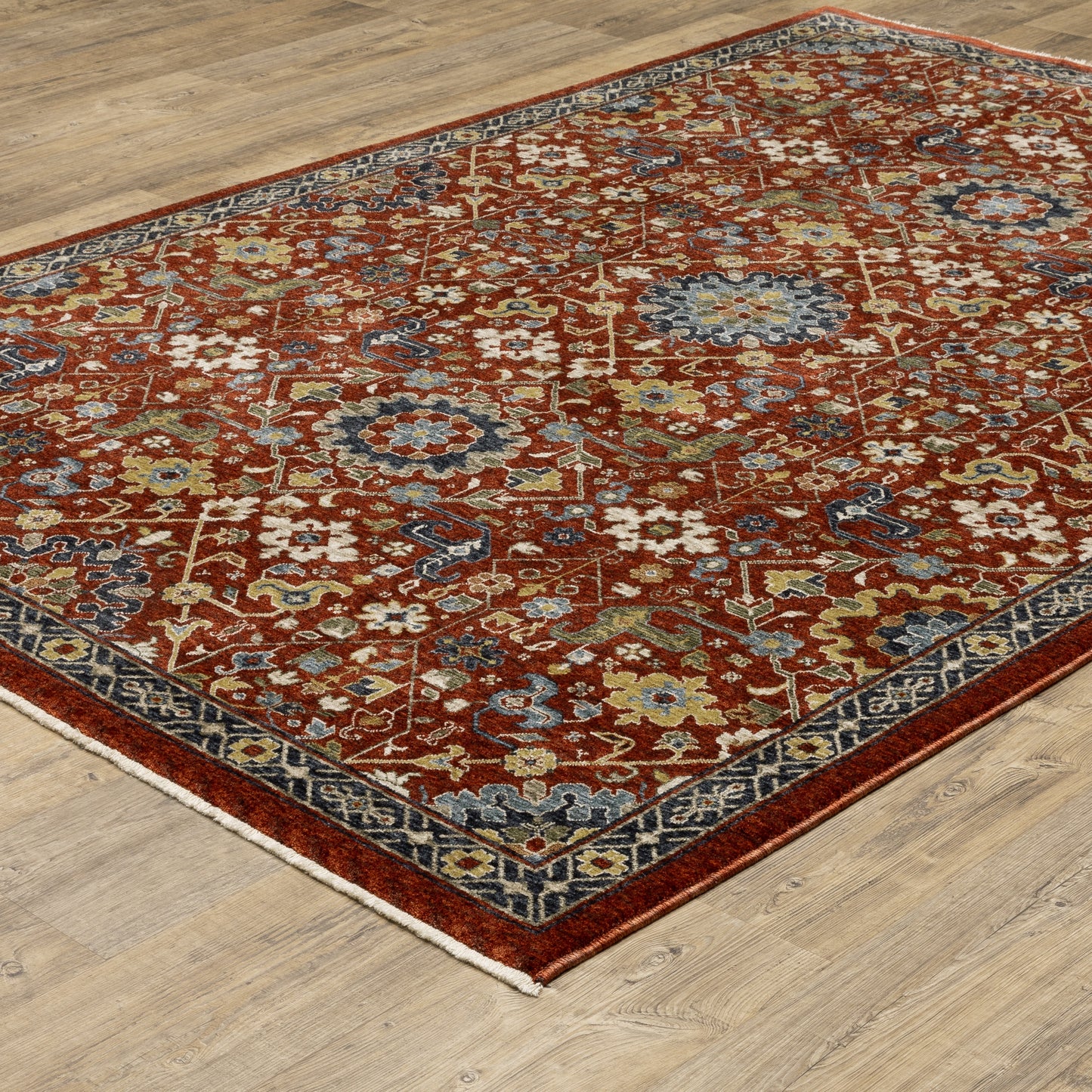 Oriental Weavers Aberdeen  Red Multi Traditional