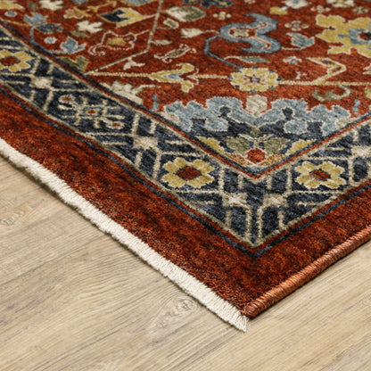 Oriental Weavers Aberdeen  Red Multi Traditional