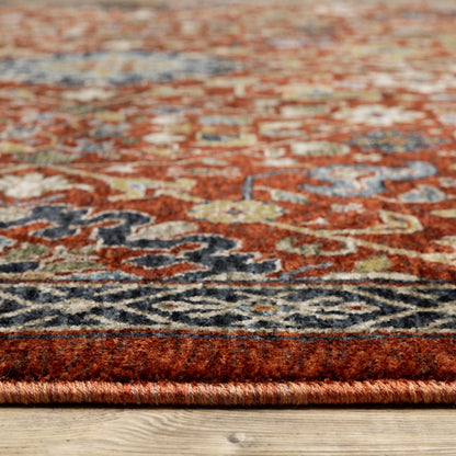 Oriental Weavers Aberdeen  Red Multi Traditional