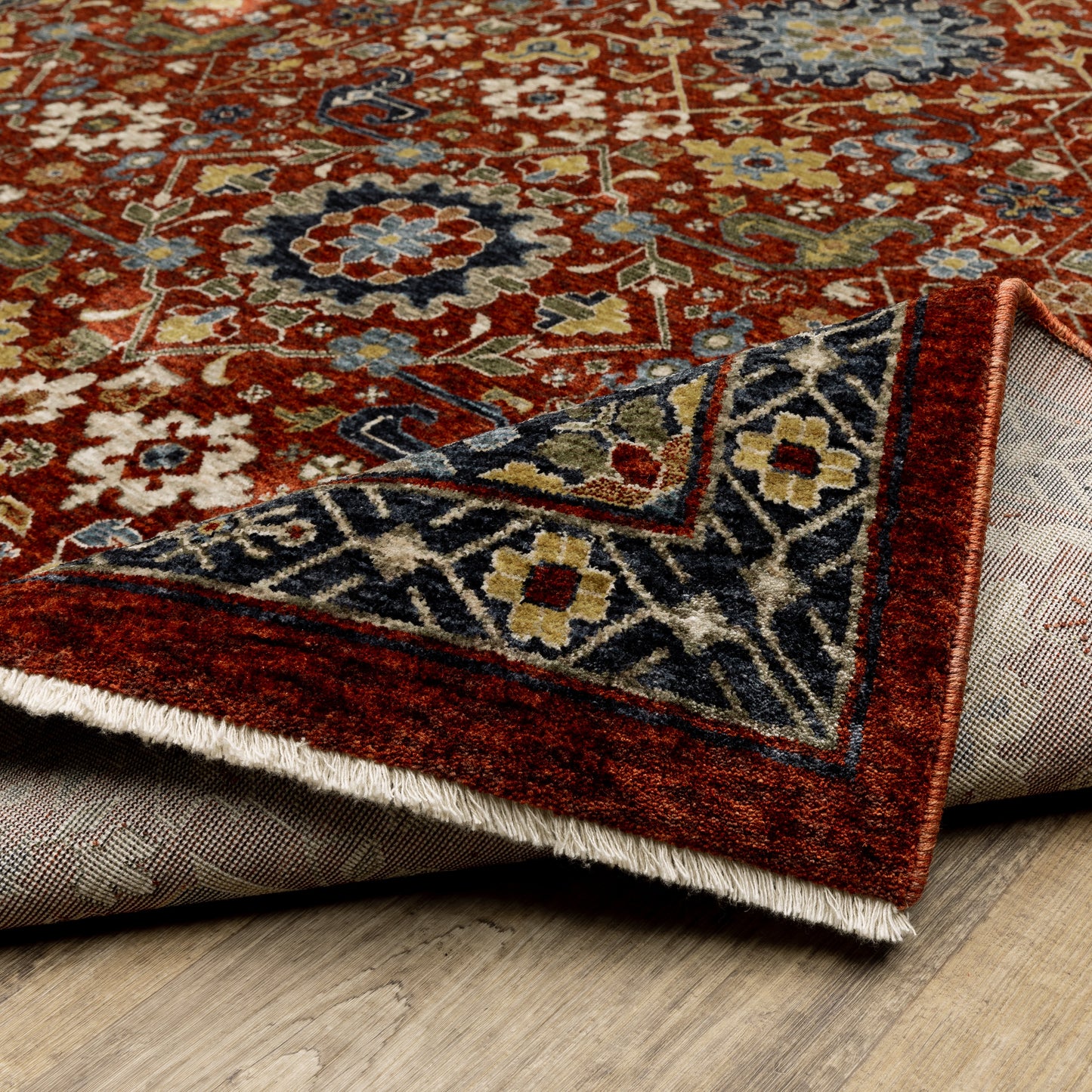 Oriental Weavers Aberdeen  Red Multi Traditional