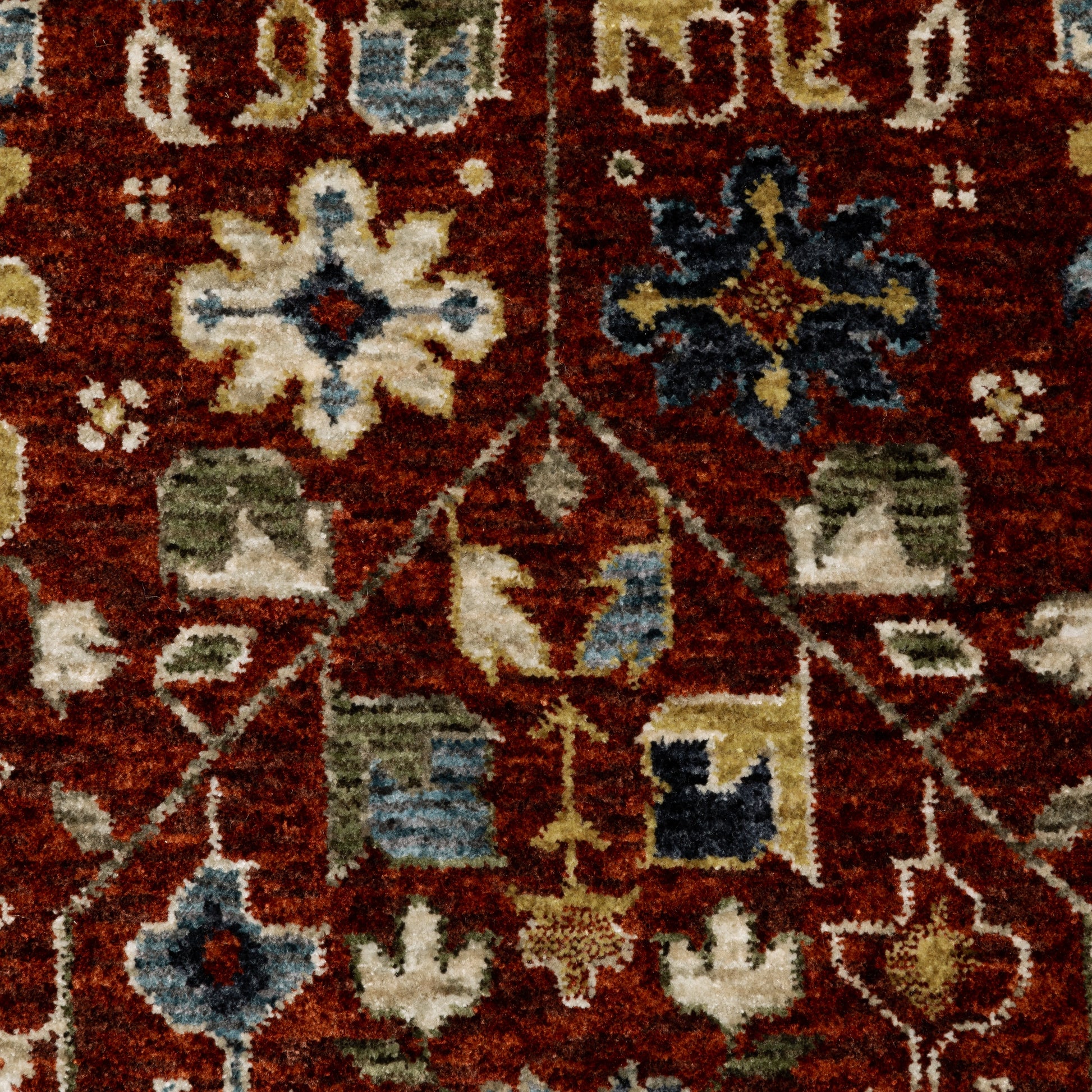 Oriental Weavers Aberdeen  Red Multi Traditional