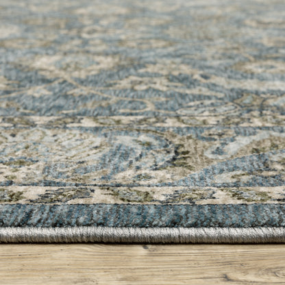Oriental Weavers Aberdeen  Blue Beige Traditional